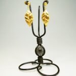 Hammered Leaf Earring