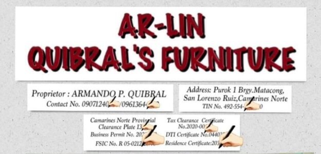 Ar-Lin Quibral's Furniture